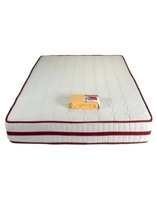 Saltea ortopedica cu arcuri, Roza Super Lux Ortopedic 140x190x25cm, fermitate mediu spre tare, plasa de arcuri Bonell, fara vara-iarna, banda de aeris foto