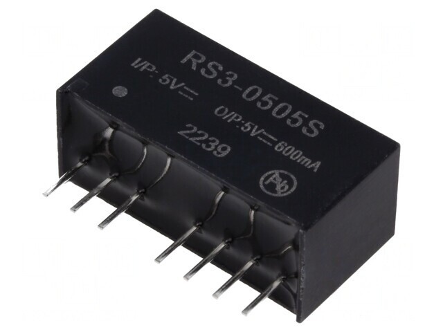 Convertor DC/DC 3W 4.5-9V la 5V 600mA SIP8