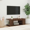 VidaXL Comodă TV cu lumini LED, stejar maro, 90x39x30 cm 822667