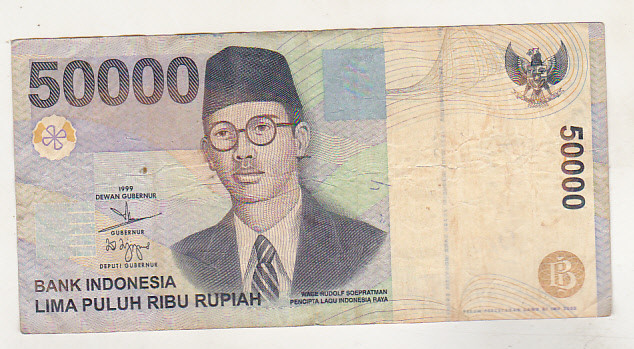 bnk bn Indonesia Indonezia 50000 rupii 1999 (2003)