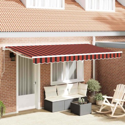 Material de &amp;Icirc;nlocuire pentru Marchiză pentru Cadru 4x2 m cu Dungi Multicolore foto