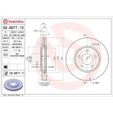 Set disc frana Chrysler Voyager 4 (Rg Rs) 09.99-12.08; Dodge Caravan (Rg) 02.00-12.07, Fata, 281X28mm, ventilat, BREMBO
