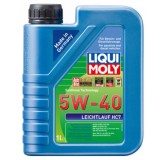 Ulei Motor Sintetic Liqui Moly Leichtlauf HC7 5W40, 1L - Protectie Motor, Pornire Usoara, Reduce Consum Ulei/Carburant, A3/B4, SN