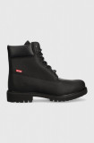 Cumpara ieftin Timberland bocanci de piele 6in Premium Boot barbati, culoarea negru, TB0A5V4W0011