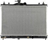 Radiator Nissan Tiida 07-, motor: 1.6, 1.8, 382x599x23, Aluminiu/ Plastic etansat mecanic, 21460ED000; 21460EL000