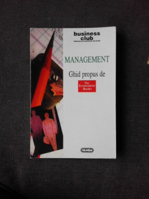 MANAGEMENT, GHID PROPUS DE ECONOMIST BOOKS foto