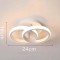 Lustra led Circle Design 7602, 3 faze de iluminare, 36W