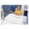 Panou acrilic de protectie in forma de U, 45x57x32x3