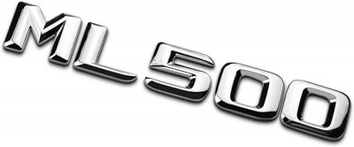 Emblema ML 500 pentru spate portbagaj Mercedes, chrom foto