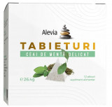 Ceai de menta delicata Tabieturi, 12 plicuri, Alevia