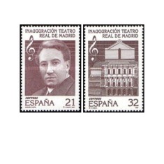 Spania 1997 - teatrul regal din Madrid, serie neuzata