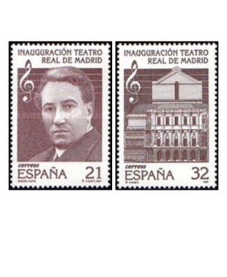 Spania 1997 - teatrul regal din Madrid, serie neuzata foto