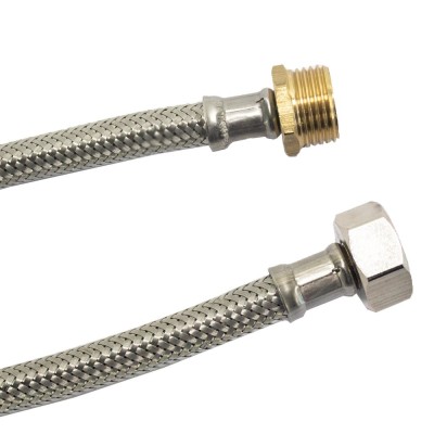Furtun Flexibil Inox 1/2&amp;quot;, 1500mm, DN8, Apa Potabila, Certificat DVGW foto