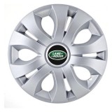 Set 4 Capace Roti Autohelix MSA&reg; potrivite jantelor de 14 inch, Compatibil Cu Land Rover, model Top Gray