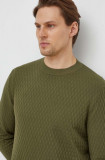 Cumpara ieftin Sisley pulover de bumbac culoarea verde, light
