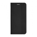 Husa tip carte Sensitive compatibila cu Samsung Galaxy J4 Plus, inchidere magenetica, Negru
