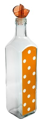 Sticla ulei masline M-151250 750ml orange cu buline Raki Sticla ulei masline M-151250 750ml orange cu buline Raki