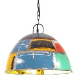 Lustra industriala vintage, 25 W, multicolor, 41cm, rotund, E27