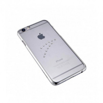 Husa Capac Astrum MC150 Apple Iphone 6 Silver Swarovski foto