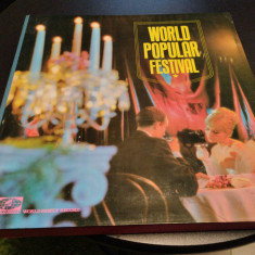 Vinil 8XLP EDITIE Japoneza CARTONATA Various ‎– WORLD POPULAR FESTIVAL (VG++)