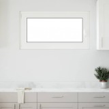 vidaXL Fereastra de subsol RISOR 110x50 cm Pt&amp;Turn DIN st&acirc;nga alb
