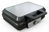 Waffle-maker Tesla WM200BX, 1000WTermostat ajustabil, Negru-Inox
