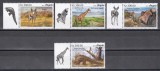 Angola 2019 - Faună - Specii endemice din Angola, Seria cu Tapsuri, MNH