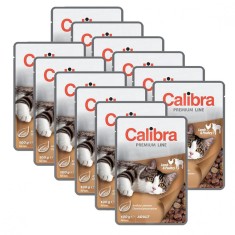 CALIBRA Cat Adult miel si pasare buca?i in sos 12 x 100 g foto