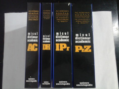 MICUL DICTIONAR ACADEMIC - 4 volume foto