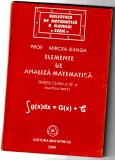 Elemente de analiza matematica clasa a XIi-a, Mircea Ganga