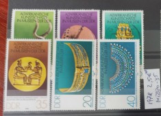 TS21 - Timbre serie DDR 1978 Mi 2330-35