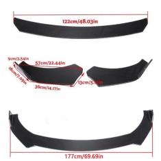 Spoiler prelungire bara fata universala carbon UNV-013C