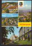 CPIB 21994 - CARTE POSTALA - PETROSANI, MOZAIC, STEMA, NECIRCULATA
