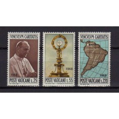 Vatican 1968 - Bogota Congress, serie neuzata