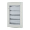 Tablou metalic PT 120 module (5x24) usa sticla IP30 Eaton alb BF-OT-5 120-C