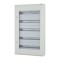 Tablou metalic PT 120 module (5x24) usa sticla IP30 Eaton alb BF-OT-5 120-C