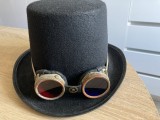 Joben Steampunk, fetru, culoare neagră, marimea 57
