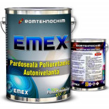 Pachet Pardoseala Poliuretanica Autonivelanta &ldquo;Emex&rdquo; - Negru - Bid. 20 Kg + Intaritor - Bid. 7.6 Kg