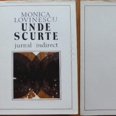 Monica Lovinescu , Unde scurte ; Jurnal indirect , Colectia Limite ,Madrid ,1978
