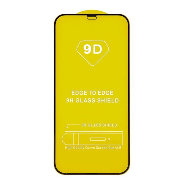 Folie de protectie, flippy, pentru apple iphone 15 plus, tempered glass 9d, full cover, hd, margini negre, transparent