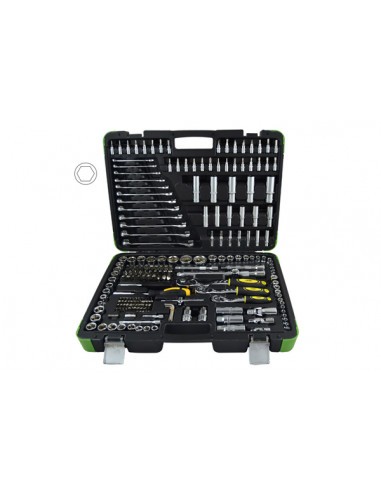 Trusa De Tubulare 216 Piese Cromate Hexagonale