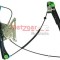 Macara geam AUDI A4 (8D2, B5) (1994 - 2001) METZGER 2160029
