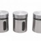 Set 3 recipiente tip borcan cu filet