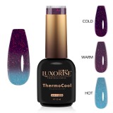Cumpara ieftin Oja Semipermanenta Termica 3 Culori LUXORISE ThermoCool - Cosmic Sheen 10ml