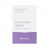 Scrub facial cu colagen si efect de peeling, 40 bucati, Mizon