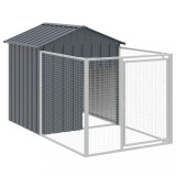 Cumpara ieftin Cusca caine cu tarc antracit 117x201x123 cm otel galvanizat