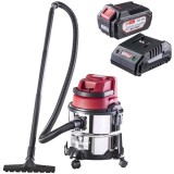 Raider RDP-SDCW20 + RDP-R20 - Aspirator 80 mbar + Set 1 acumulator si incarcator Li-Ion 20 V 4 Ah