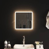 VidaXL Oglindă de baie cu LED, 40x40 cm 151757