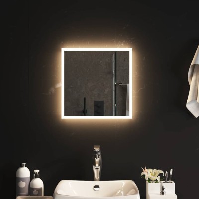 vidaXL Oglindă de baie cu LED, 40x40 cm 151757 foto