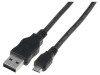 Cablu USB 2.0 A la Micro B 3m Negru, Digitus